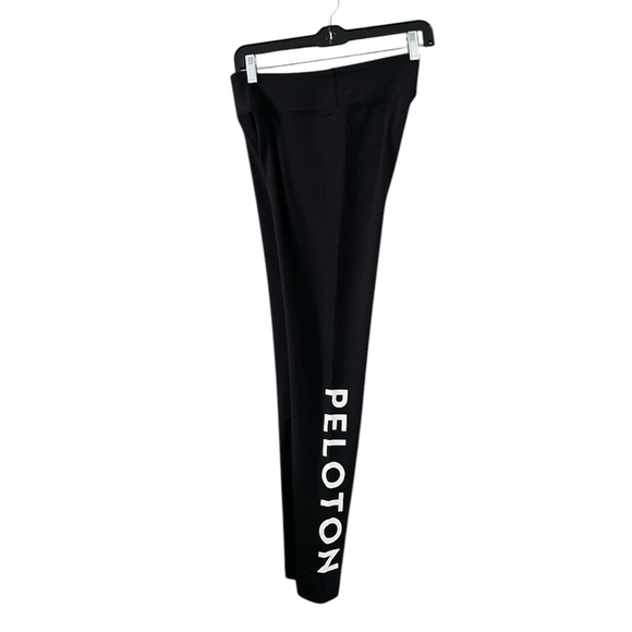 Peloton Core Spell Out Logo Leggings Women’s Small Black Full Length - Picture 5 of 13